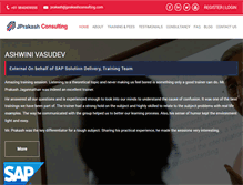 Tablet Screenshot of jprakashconsulting.com